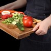 Acacia Cutting Boards for Kitchen, Cutting Board with Built-in Groove and Back Inner Handle - 3 of 4