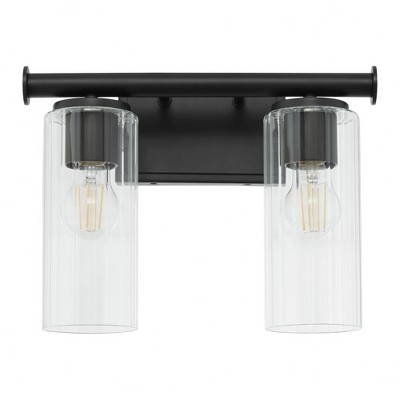 Quorum Lighting Mercier 2 - Light Vanity in  Matte Black