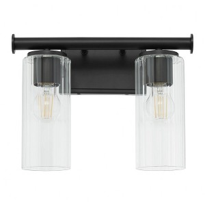 Quorum Lighting Mercier 2 - Light Vanity in  Matte Black - 1 of 1