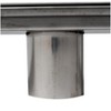 ALFI 47 Inches Stainless Steel Linear Shower Drain with No Cover - 4 of 4