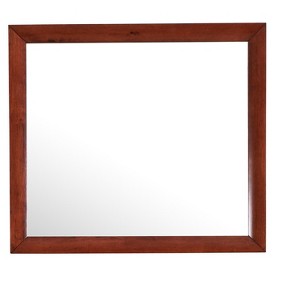Passion Furniture Marilla 35 in. x 39 in. Modern Rectangle Framed Dresser Mirror - 1 of 4