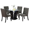 Ridstar 2 Piece Modern Dining Chairs, Armless Chair For Dining Room-Gray - 3 of 4