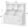 Jojoka Kids Bookshelf and Toy Storage, Kids Toy Storage Organizer - 2 of 4
