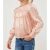 Girl Ruffled Smocked Top - Hayden LA - 2 of 3