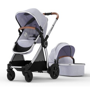 Mompush Ultimate 2 Full Size Stroller with Bassinet - 1 of 4