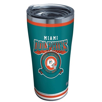 NFL Miami Dolphins 20oz Vintage Stainless Tumbler