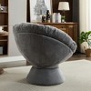 Racxily Oversized Swivel Accent Chair, 360 Swivel Barrel Chair, Papasan Chair for Living Room Bedroom - 2 of 4