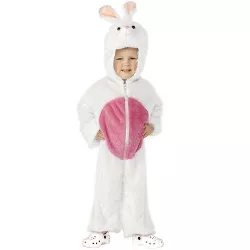 Smiffy White Bunny Jumpsuit Child Costume, Small
