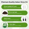 51pc Seed Pod Kit for Hydroponics - Grow System with 12 Sponges, 12 Baskets, 12 Covers, 12 Labels, 1 A&B Food, 1 Tweezers - Compatible with All Brands - 3 of 4