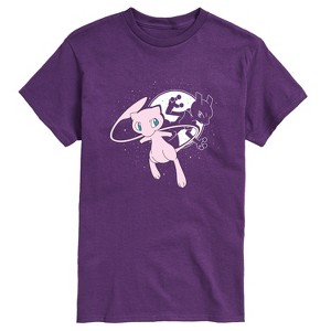 Men's - Pokémon - Mew and Mewtwo Short Sleeve Graphic T-Shirt - 1 of 3