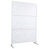 Okak Elegent Balcony Privacy Screen with Hollow Design, Freestanding Patio Privacy Screen, Outdoor Privacy Panels for Garden, Backyard - 2 of 4