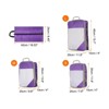 Unique Bargains Suitcases Compression Packing Cube Waterproof Travel Luggage Organizers Bag 3 Pcs - 2 of 3