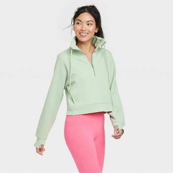 Women's Fleece Half Zip Pullover - All In Motion™
