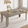 Farmhouse Dining Table for 6-8 People, 70.87" Long Wooden Kitchen Table with Sturdy Frame & Rustic Brown Finish - 2 of 3