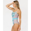 Trellis Floral Classic One-Piece - 4 of 4