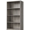 71" Bookcase, Industrial BookShelves with Doors, Farmhouse Bookcase with Storage Shelves, Home Storage Cabinet for Living Room, Bedroom, Office - 4 of 4