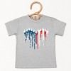 The Juniper Shop Patriotic Plane Heart Toddler Short Sleeve Tee - 2 of 4