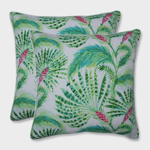 18 5 2pk Shake And Stir Tropical Throw Pillows Green Pillow