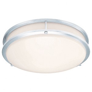 Access Lighting Solero II 1 - Light Flush Mount in  Chrome - 1 of 1