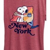 Women's - Peanuts - New York Snoopy Short Sleeve Graphic T-Shirt - 2 of 4