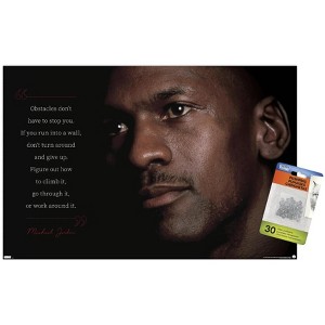 Trends International Michael Jordan - Obstacles Unframed Wall Poster Prints - 1 of 4