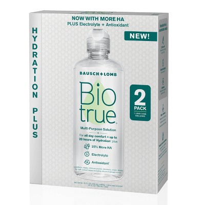 Biotrue Hydration Plus Contact Lens Solution - 20 fl oz