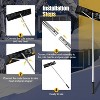 Tangkula Snow Roof Rake 4.8-20FT Extendable Aluminum Snow Removal Tool with Anti-Slip Handle & 25�� Wide Blade - 4 of 4