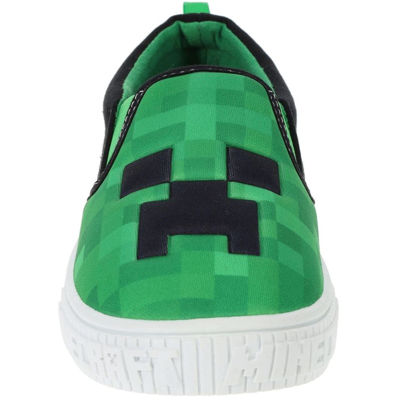 Minecraft Boys' Slip-On Shoes for Little Kids, Sport Skate Shoe Casual, 3 of 7