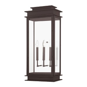 Livex Lighting Princeton 3 - Light Wall Light in  Bronze - 1 of 4