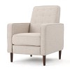 Dexmalle  Mid-Century Fabric Recliner Sofa Chair - 4 of 4