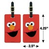Sesame Street Elmo Face Luggage ID Tags Set of 2 - 4 of 4