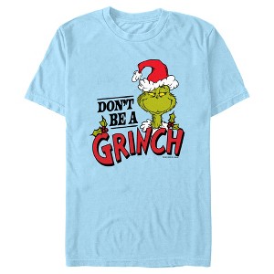 Men's Dr. Seuss Christmas Don't Be a Grinch T-Shirt - 1 of 4