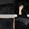 NicBex 2 PCS/3 PCS Shaggy Long Fur Comforter Set,Bedding Comforter Set with Plush Reverse and Down Alternative Comforter,Shams,Machine Washable - 4 of 4