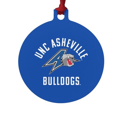 UNC Asheville Bulldogs Logo Aluminum Holiday Christmas Tree Ornament
