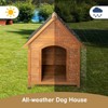 Karl Home Outdoor Dog House with Peaked Roof d Elevated Floor - 2 of 4