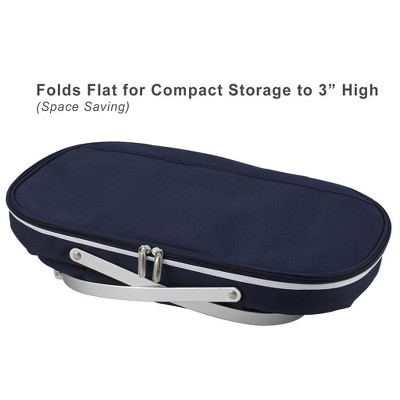 Picnic at Ascot Folding Rolling Soft Sided Cooler - Thumbnail 2