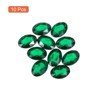 Unique Bargains Acrylic Flat Back DIY Decor Jewelry Oval Gems 10 Pcs - 3 of 4