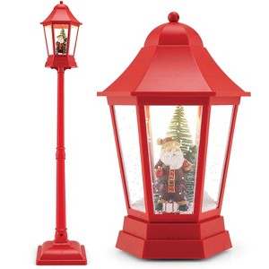 Costway 5.3 Ft Musical Christmas Street Lamp with 8 Tunes, 60 LED Lights, Mute Mode - 1 of 4