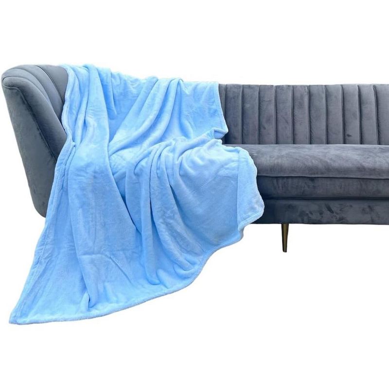 Continental Bedding Fleece Throw Blanket 50X60 Inches Light Pink Continental Bedding Fleece Throw Blanket, 1 of 2