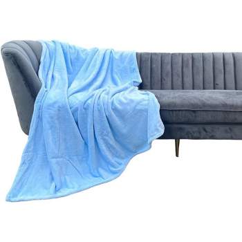 Continental Bedding Fleece Throw Blanket 50X60 Inches Light Pink Continental Bedding Fleece Throw Blanket