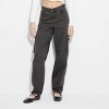 Women's Mid-Rise Barrel Cargo Pants - Wild Fable™ - 2 of 4