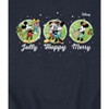 Men's - Disney - Mickey and Minnie Christmas Jolly Happy Merry Graphic Fleece Sweatshirt - 2 of 4
