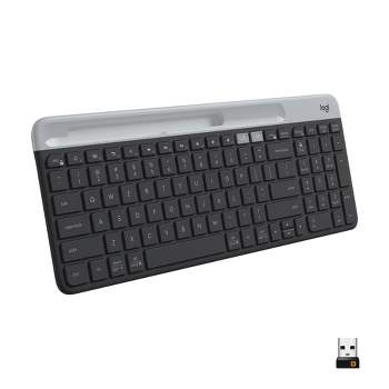 Logitech Mx Keys Advanced Full-size Wireless Bluetooth Scissor Keyboard  With Backlit Keys - Black : Target