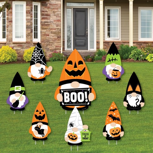 Big Dot Of Happiness Halloween Gnomes - Yard Sign And Outdoor Lawn ...