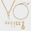 Pearl Jewelry Gift Set 7pc - A New Day™ Multi/Gold - 2 of 4