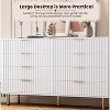Nasitip 8-Drawer Dresser, 54" Wide Modern Chest with Deep Storage, Large Double Dresser,Wooden Organizer for Bedroom, Living Room, Kids - 4 of 4