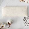 Bucky Linen Hot/Cold Eye Pillow, Natural Buckwheat Seed Filling, Hypoallergenic, Cream - 2 of 4