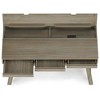 Atkins Flip Up Desk Distressed Gray - Wyndenhall - 4 of 4