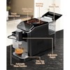Espresso Maker, Built-In Grinder and Milk Frother, Touchscreen Control, 20 Bar Pump, 1.5L Detachable Water Tank, One-Touch Latte & Cappuccino, Black - 3 of 4