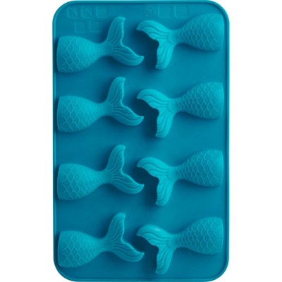 Trudeau 2pk Mermaid Chocolate Molds Blue